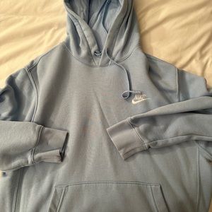 Light blue Nike hoodie size m